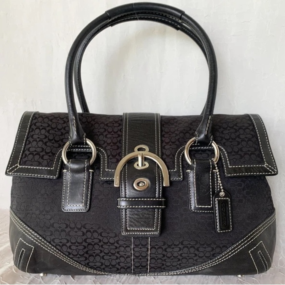 Vintage Black Coach Handbag